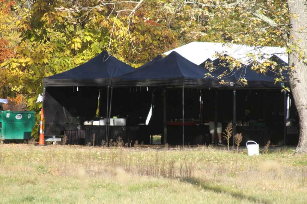 Unit base camp catering hall film production crew facilities UAE
