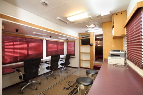 Star trailer makeup wardrobe facilities movie production